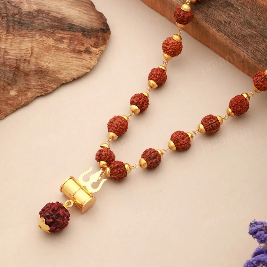 Gold Plated Rudraksha image 3